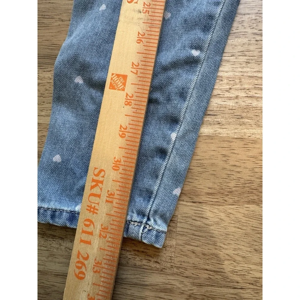 Oshkosh Bgosh Y2K Denim Jean Jacket Hearts Girls 4 Cotton VTG